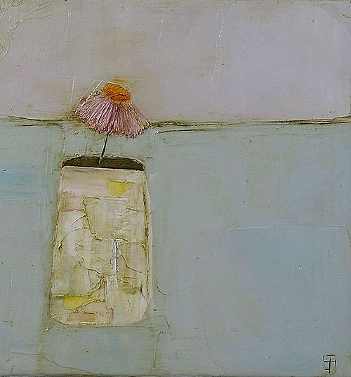 Eithne  Roberts - Small white vase